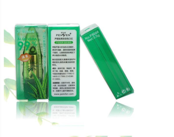 Pintalabios Gel Con Aloe Vera Y  Efecto Cambia Color